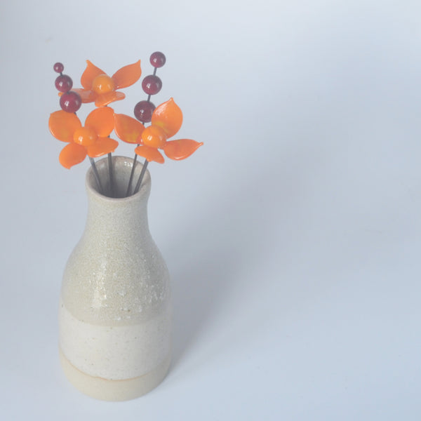 Lorea - Tige de fleur individuelle en verre de Murano