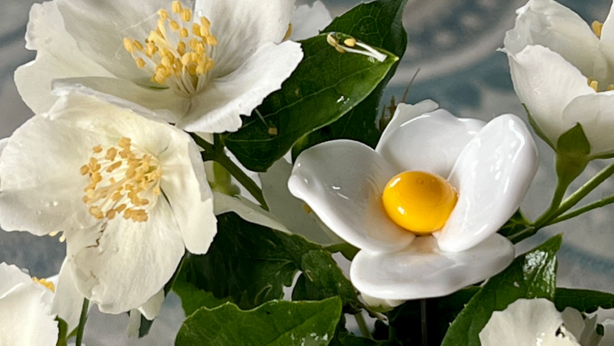 Fleur Basque Fleurs en verre fabriquées à la main au Pays basque