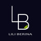 Logo Liliberina - texte blanc sur fond noir