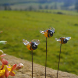 Trois abeilles en verre de Murano